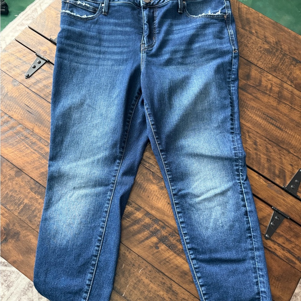Maurices Dark Blue Skinny Jeans